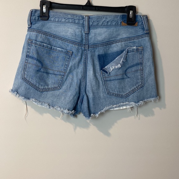 American Eagle Vintage High-Rise Festival Jean Shorts Size 4 - Picture 2 of 5